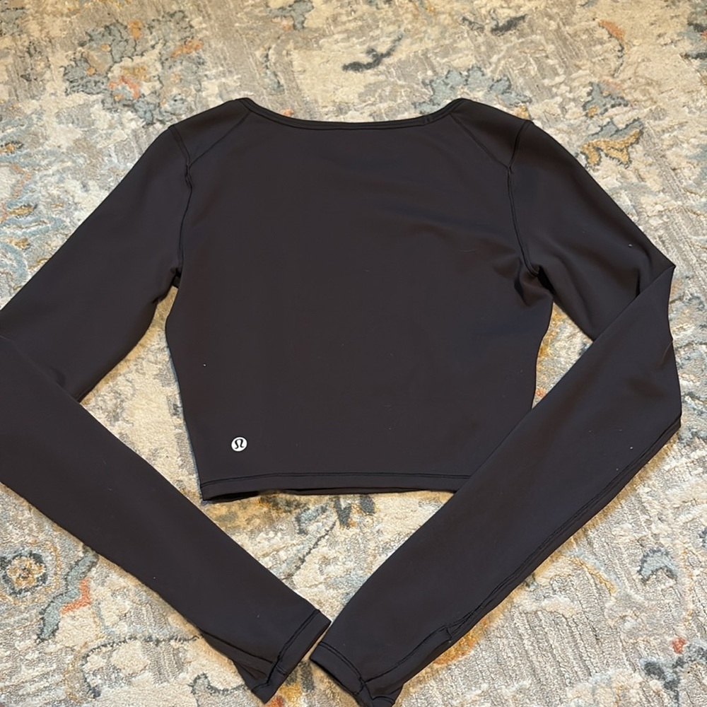Lululemon Long Sleeve Crop Top